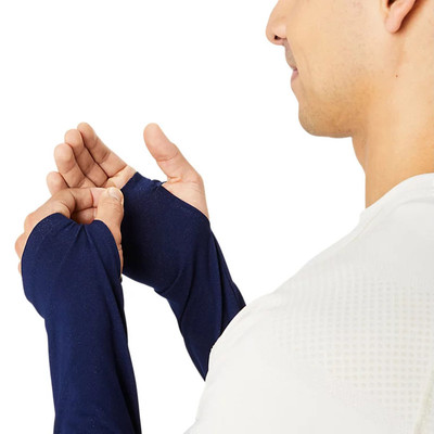 Koszulka Asics Seamless LS Top Birch / Blue