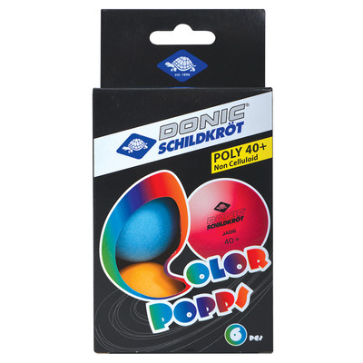 Piłeczki Donic-Schildkrot Color Oioos Poly 40+ 6szt.