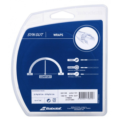 Naciąg tenis Babolat Syn Gut 1.30 Black