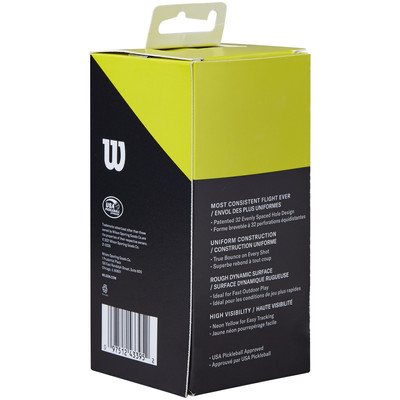 Piłka do pickleballa Wilson TRU 32 Ball 2Pack Yellow