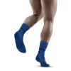 Skarpety CEP The Run Compression Mid Cut Socks 4.0 Blue / Black