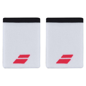 Frotka Babolat Logo Jumbo Wristband 2Pack White / Strike Red