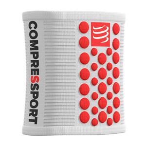 Frotka Compressport 3D Dots Sweatband 2Pack White / Red