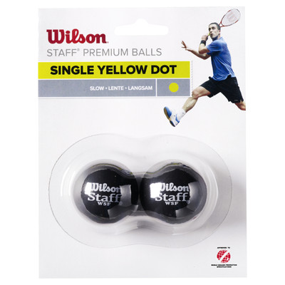 Piłka Wilson Staff Single Yellow Dot 2Pack