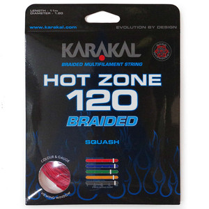 Naciąg squash Karakal Hot Zone Braided 120 Red