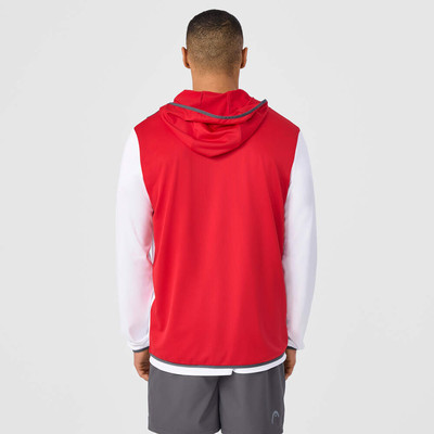 HEAD Club 25 Tech Hoodie Red / White